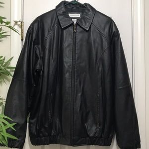 Preston and York Black Leather Jacket